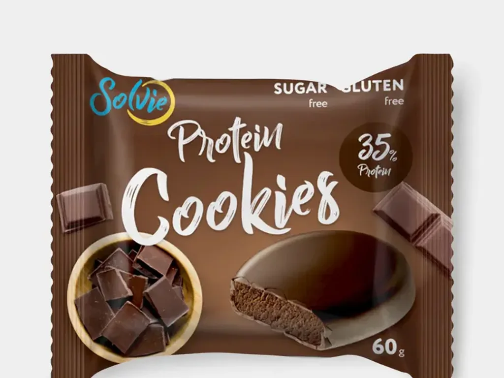 Печенье «Solvie» протеиновое шоколадное, 60 г